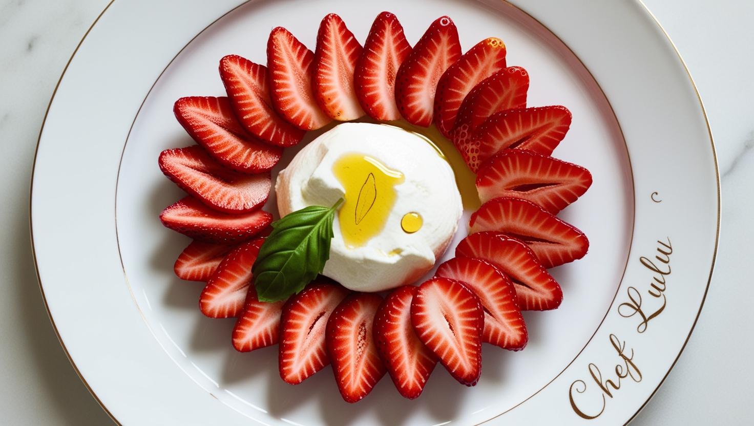 Salade burrata fraises – la recette tendance des réseaux