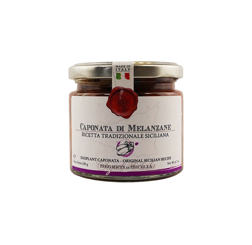 Caponata traditionnelle d'aubergines