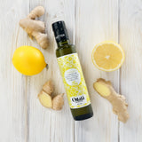 Huile d'olive vierge extra BIO aromatisée au gingembre et au citron