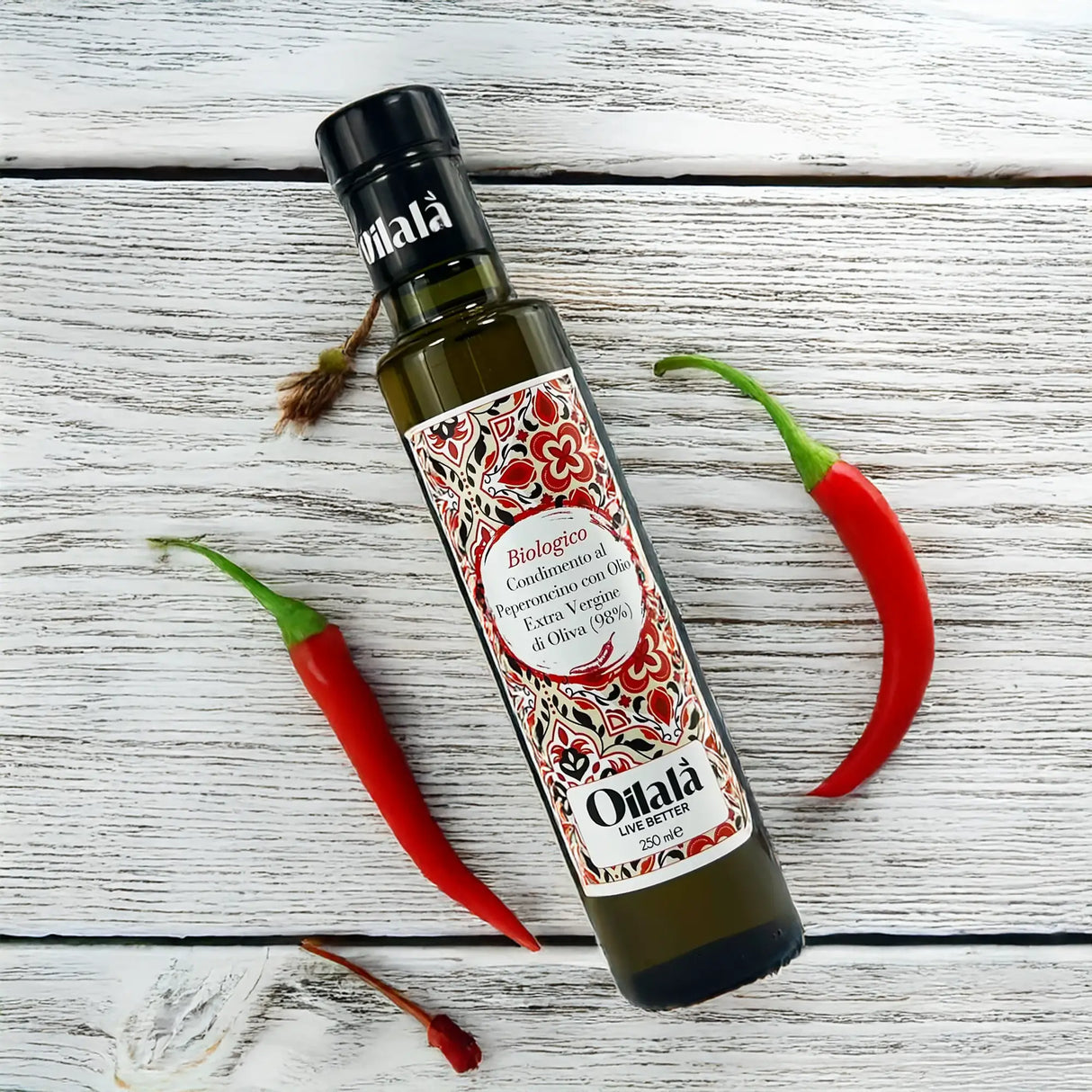 Huile d'olive vierge extra BIO aromatisée au piment