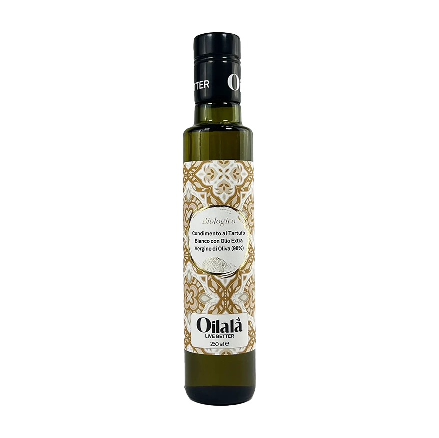 Huile d'olive vierge extra BIO aromatisée à la truffe blanche