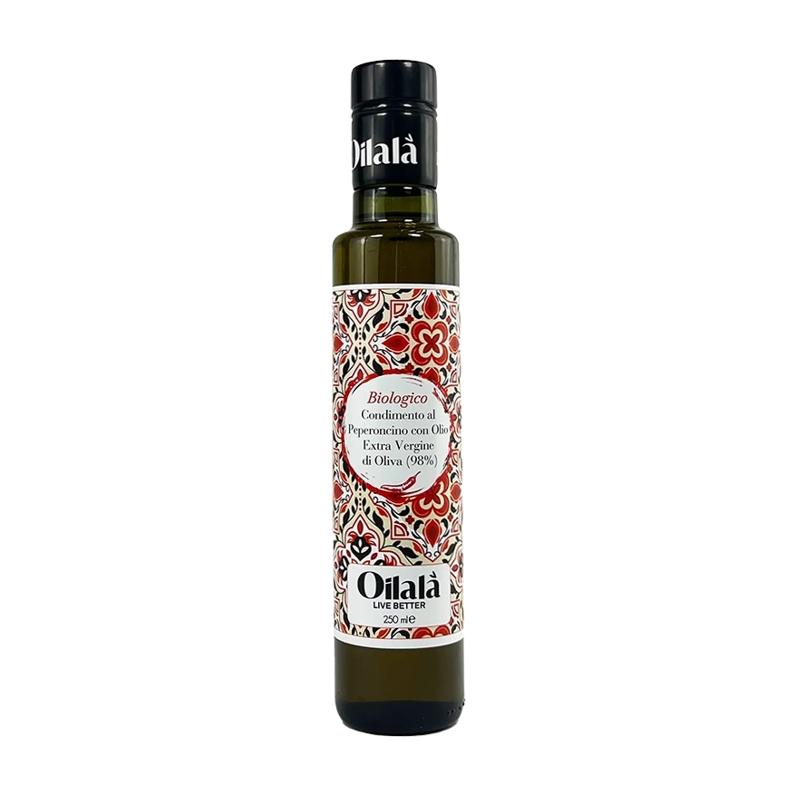 Huile d'olive vierge extra BIO aromatisée au piment