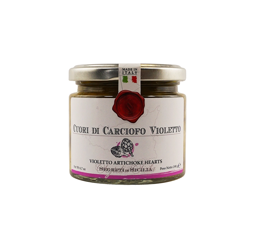 Cœurs d'artichauts violets