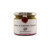Crème d'artichauts violets