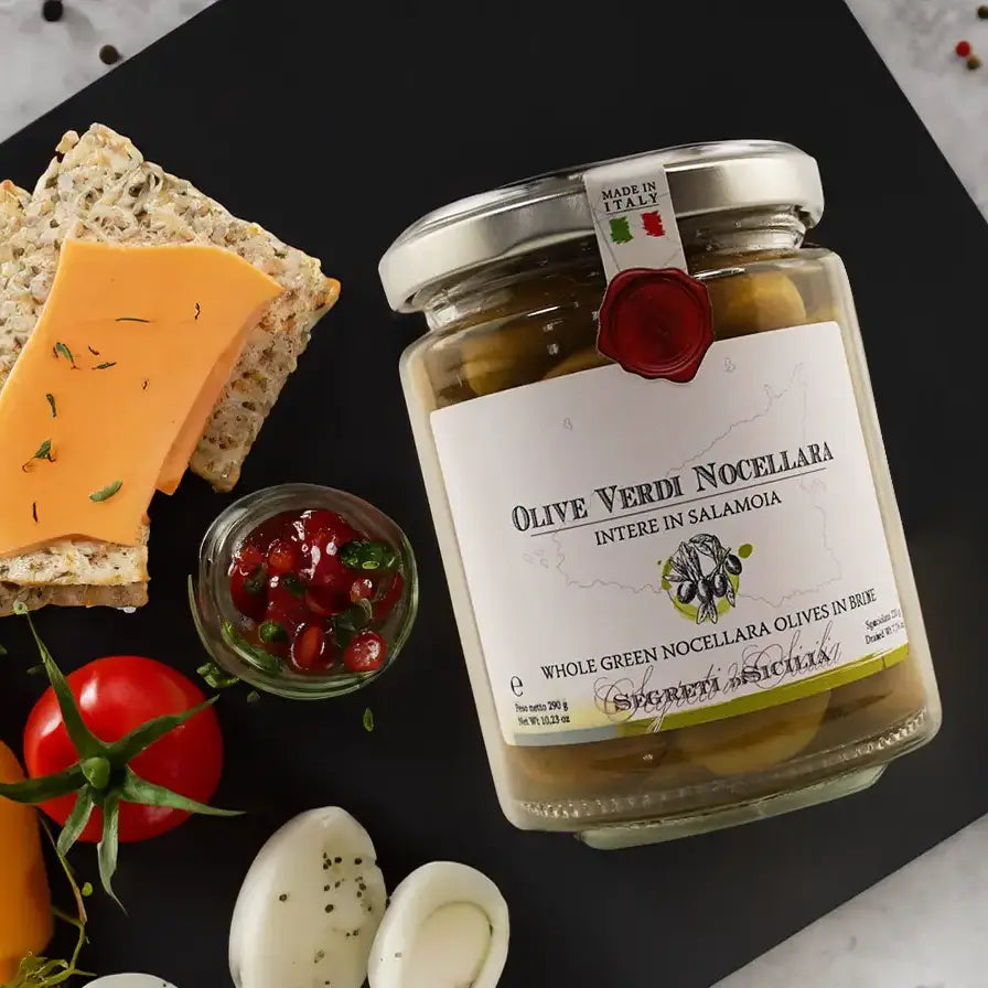 Olives vertes Nocellara Etnea entières