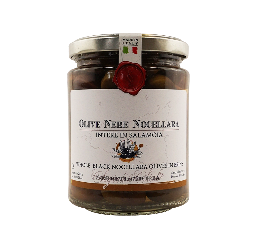 Olives noires Nocellara Etnea entières