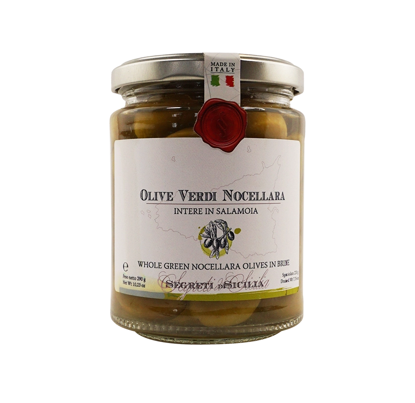 Olives vertes Nocellara Etnea entières