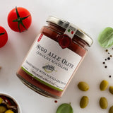 Sauce tomate aux olives Nocellara