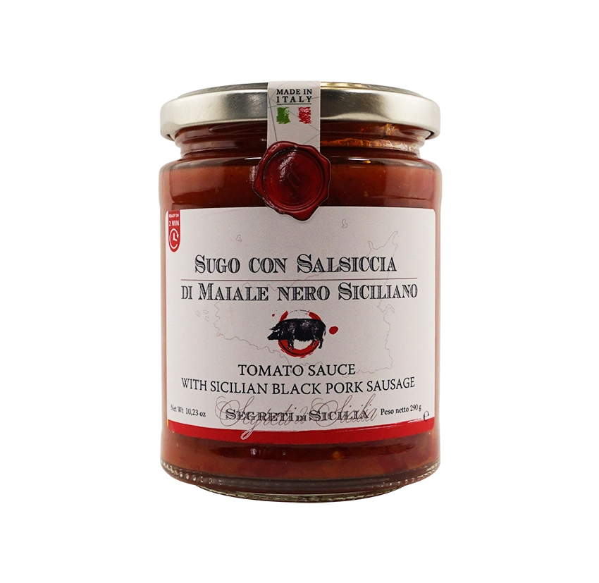 Sauce tomate à la saucisse de porc noir sicilien